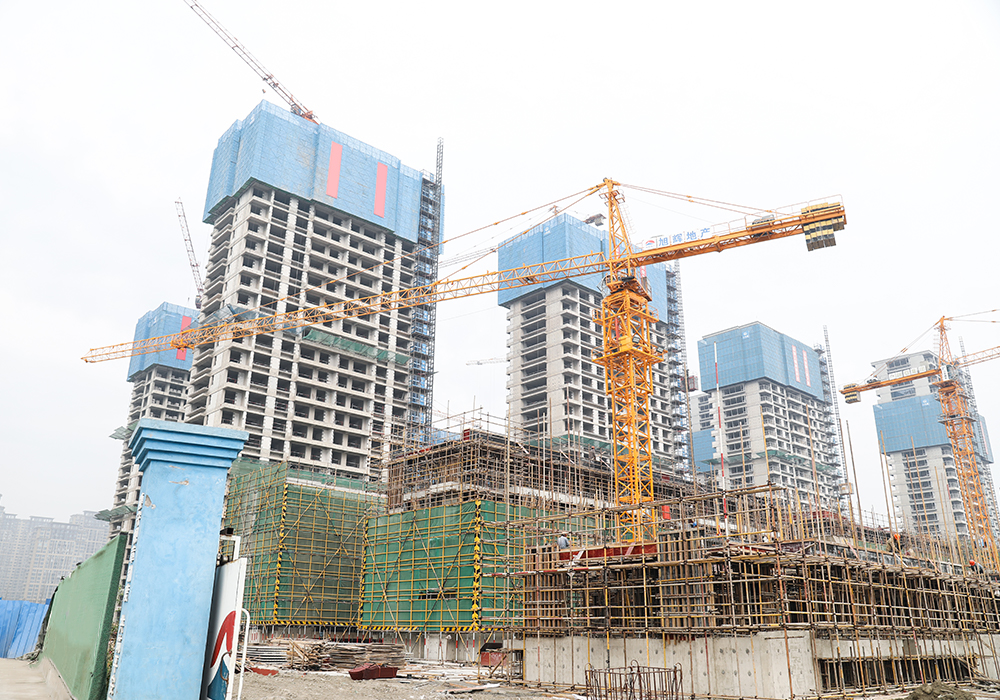 QTZ200 (6030、7020) TopKit Tower Crane 10/12T Jib Length 60/70m